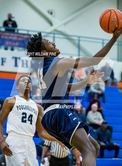 Thumbnail 3 in Newburgh Free Academy vs. Poughkeepsie (Officials vs Cancer) photogallery.