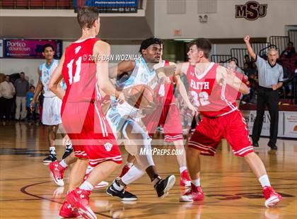 Thumbnail 2 in Grapevine Faith Christian vs. New Way Christian Academy (Fantasy of Lights) photogallery.