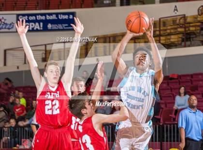 Thumbnail 2 in Grapevine Faith Christian vs. New Way Christian Academy (Fantasy of Lights) photogallery.
