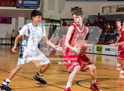 Thumbnail 3 in Grapevine Faith Christian vs. New Way Christian Academy (Fantasy of Lights) photogallery.