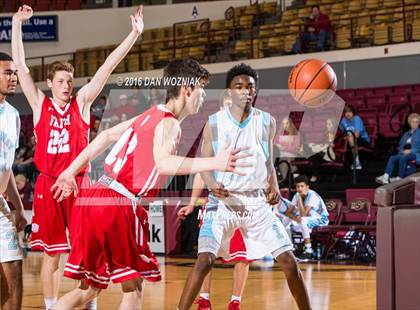 Thumbnail 2 in Grapevine Faith Christian vs. New Way Christian Academy (Fantasy of Lights) photogallery.
