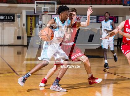 Thumbnail 3 in Grapevine Faith Christian vs. New Way Christian Academy (Fantasy of Lights) photogallery.