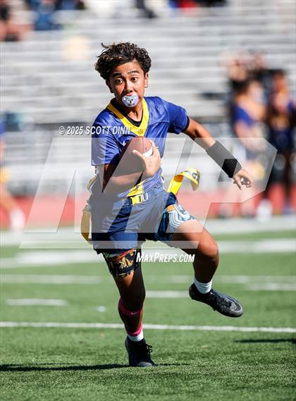 Thumbnail 3 in Merced vs Milpitas (Milpitas Flag Football Invitational) photogallery.