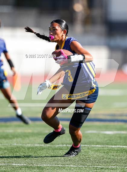 Thumbnail 2 in Merced vs Milpitas (Milpitas Flag Football Invitational) photogallery.