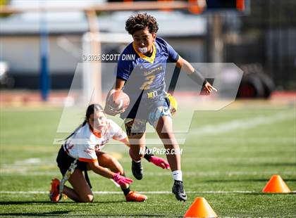 Thumbnail 1 in Merced vs Milpitas (Milpitas Flag Football Invitational) photogallery.