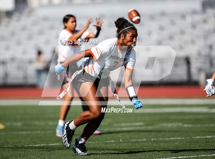 Thumbnail 1 in Merced vs Milpitas (Milpitas Flag Football Invitational) photogallery.