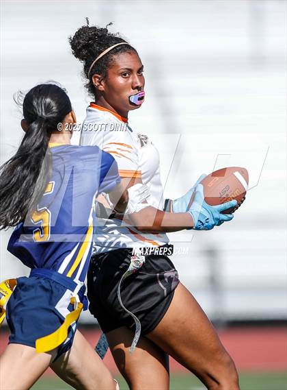 Thumbnail 2 in Merced vs Milpitas (Milpitas Flag Football Invitational) photogallery.