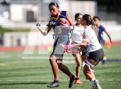 Thumbnail 1 in Merced vs Milpitas (Milpitas Flag Football Invitational) photogallery.