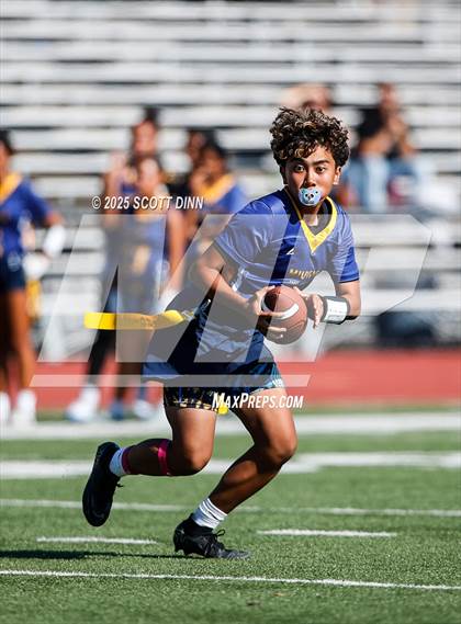 Thumbnail 2 in Merced vs Milpitas (Milpitas Flag Football Invitational) photogallery.