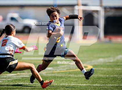 Thumbnail 1 in Merced vs Milpitas (Milpitas Flag Football Invitational) photogallery.