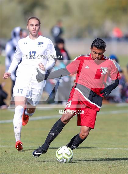 Thumbnail 1 in Pinnacle vs Ironwood (Arizona Soccer Showcase) photogallery.