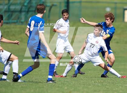 Thumbnail 2 in Coastal Christian vs. Cary Academy (Ravenscroft Soccer Invitational) photogallery.