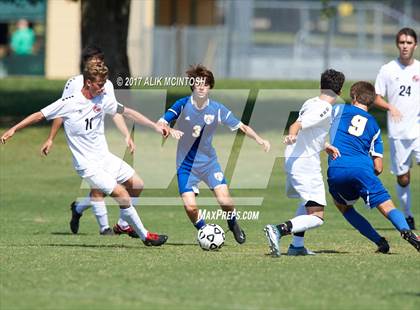 Thumbnail 2 in Coastal Christian vs. Cary Academy (Ravenscroft Soccer Invitational) photogallery.