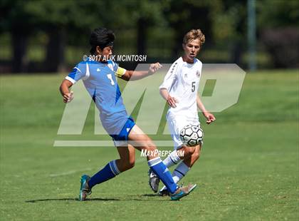 Thumbnail 1 in Coastal Christian vs. Cary Academy (Ravenscroft Soccer Invitational) photogallery.