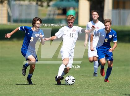 Thumbnail 2 in Coastal Christian vs. Cary Academy (Ravenscroft Soccer Invitational) photogallery.
