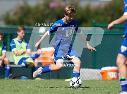 Thumbnail 3 in Coastal Christian vs. Cary Academy (Ravenscroft Soccer Invitational) photogallery.