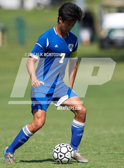 Thumbnail 1 in Coastal Christian vs. Cary Academy (Ravenscroft Soccer Invitational) photogallery.