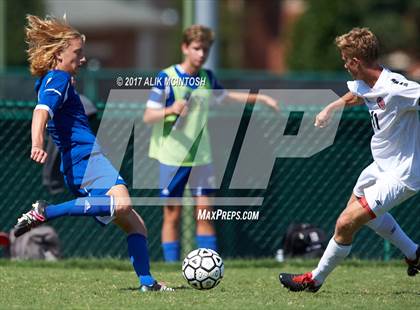 Thumbnail 3 in Coastal Christian vs. Cary Academy (Ravenscroft Soccer Invitational) photogallery.