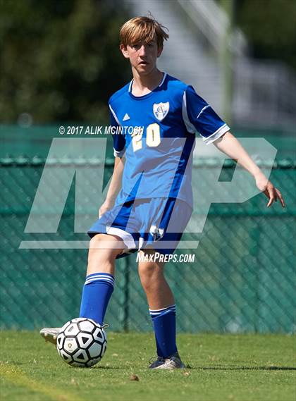 Thumbnail 1 in Coastal Christian vs. Cary Academy (Ravenscroft Soccer Invitational) photogallery.