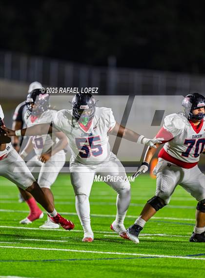 Thumbnail 3 in Dawson vs. Ridge Point (UIL 6A D1 Football Bi-District) photogallery.