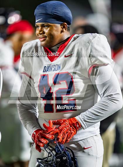 Thumbnail 2 in Dawson vs. Ridge Point (UIL 6A D1 Football Bi-District) photogallery.