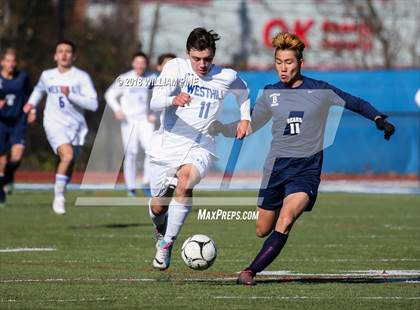 Thumbnail 2 in Briarcliff vs. Westhill (NYSPHSAA Class B Final) photogallery.