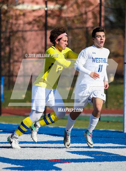 Thumbnail 3 in Briarcliff vs. Westhill (NYSPHSAA Class B Final) photogallery.