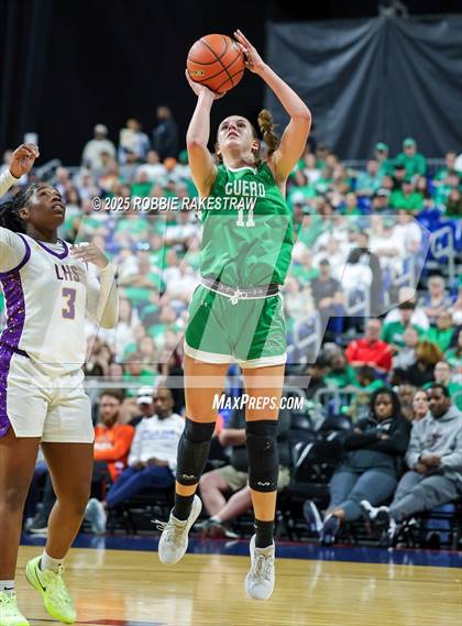 Thumbnail 2 in Cuero vs. Lincoln (UIL 4A Basketball Division II Final) photogallery.
