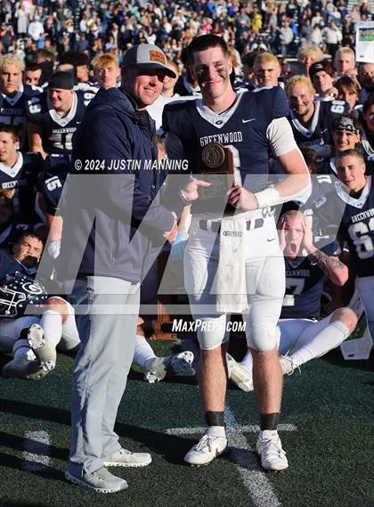 Thumbnail 2 in Greenwood vs. Shiloh Christian (AAA 6A State Final) photogallery.