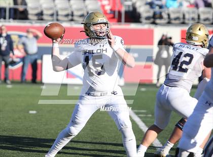 Thumbnail 3 in Greenwood vs. Shiloh Christian (AAA 6A State Final) photogallery.