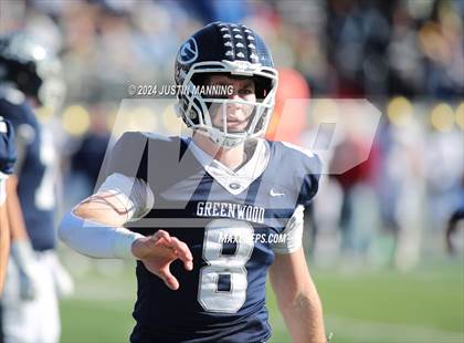 Thumbnail 1 in Greenwood vs. Shiloh Christian (AAA 6A State Final) photogallery.