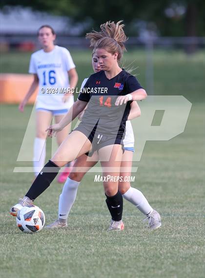 Thumbnail 3 in Mooresville vs. Marvin Ridge (NCHSAA 4A West Regional Final) photogallery.