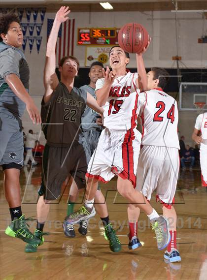 Thumbnail 2 in El Cerrito vs. Pleasant Grove (Father Kelly Tribute) photogallery.