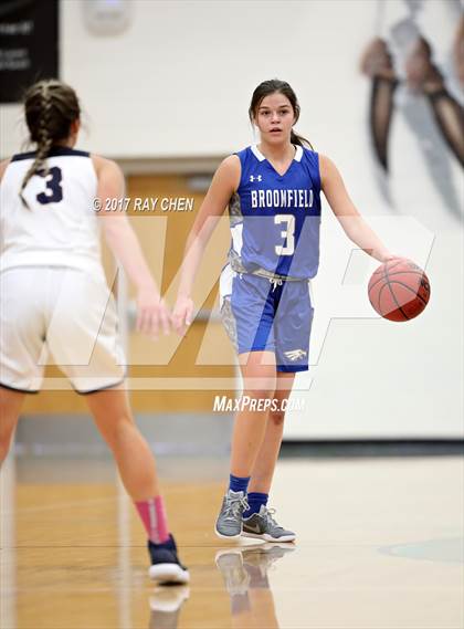 Thumbnail 3 in Dakota Ridge vs. Broomfield (Castle View/ThunderRidge Tip-Off Tourney) photogallery.