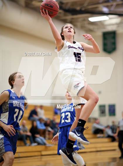 Thumbnail 2 in Dakota Ridge vs. Broomfield (Castle View/ThunderRidge Tip-Off Tourney) photogallery.