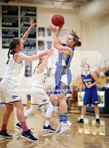 Thumbnail 1 in Dakota Ridge vs. Broomfield (Castle View/ThunderRidge Tip-Off Tourney) photogallery.