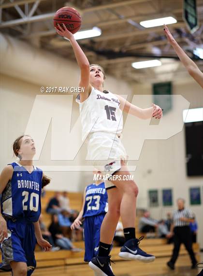 Thumbnail 3 in Dakota Ridge vs. Broomfield (Castle View/ThunderRidge Tip-Off Tourney) photogallery.