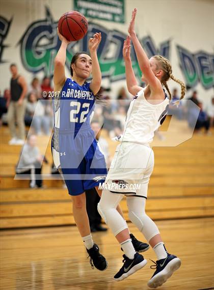 Thumbnail 1 in Dakota Ridge vs. Broomfield (Castle View/ThunderRidge Tip-Off Tourney) photogallery.