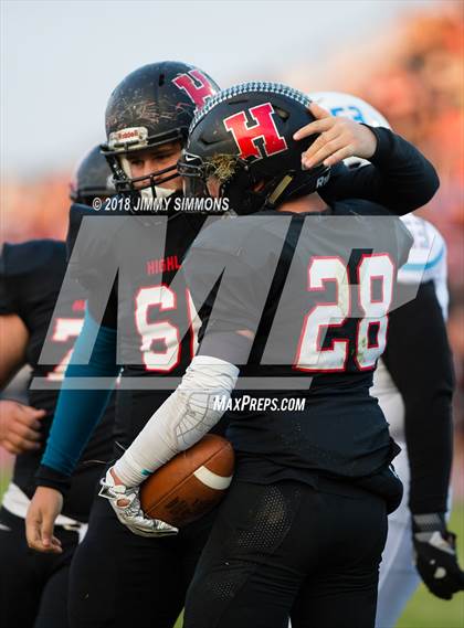 Thumbnail 1 in Rich Central @ Highland (IHSA 5A 1st Round Playoff) photogallery.