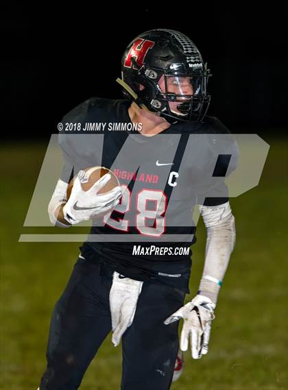 Thumbnail 2 in Rich Central @ Highland (IHSA 5A 1st Round Playoff) photogallery.