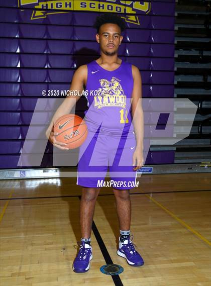 Thumbnail 3 in Lynwood Varsity Basketball Photo Shoot photogallery.