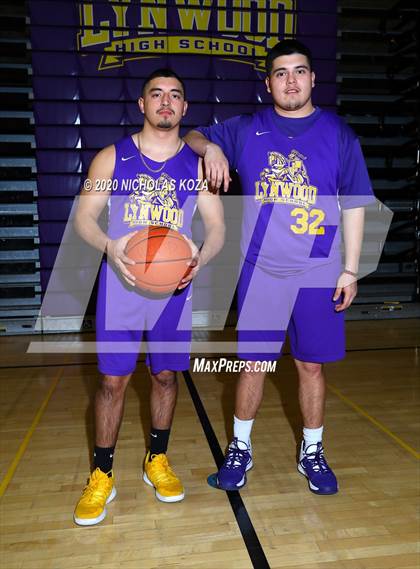 Thumbnail 3 in Lynwood Varsity Basketball Photo Shoot photogallery.