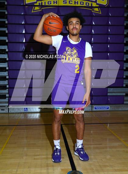 Thumbnail 3 in Lynwood Varsity Basketball Photo Shoot photogallery.