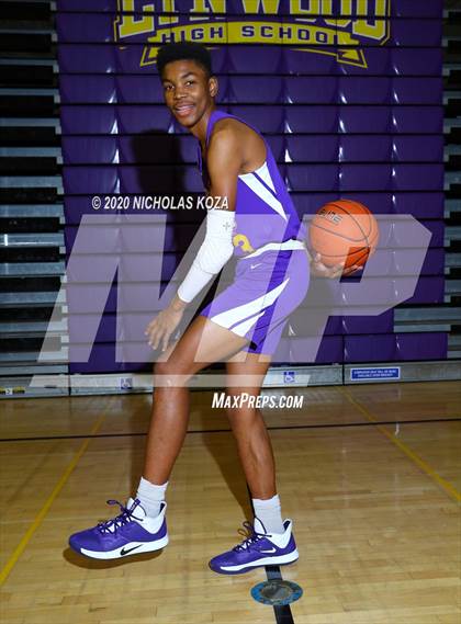 Thumbnail 2 in Lynwood Varsity Basketball Photo Shoot photogallery.