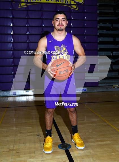 Thumbnail 3 in Lynwood Varsity Basketball Photo Shoot photogallery.