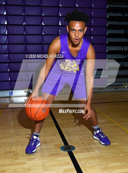 Thumbnail 2 in Lynwood Varsity Basketball Photo Shoot photogallery.