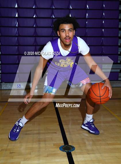 Thumbnail 3 in Lynwood Varsity Basketball Photo Shoot photogallery.