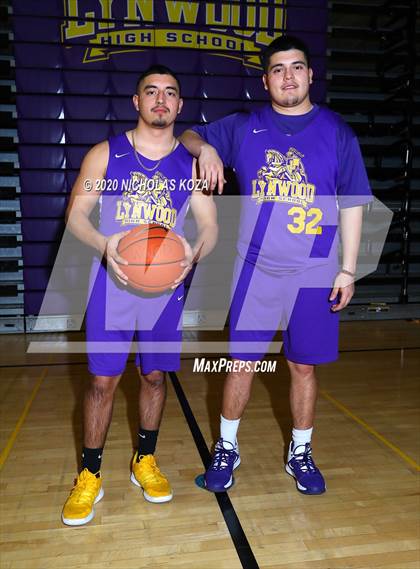 Thumbnail 1 in Lynwood Varsity Basketball Photo Shoot photogallery.