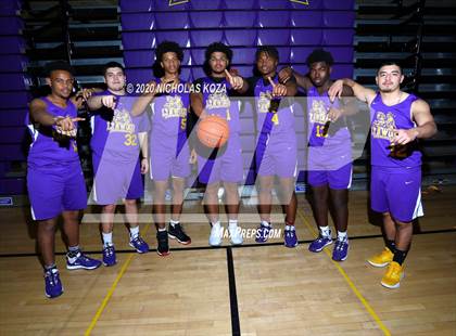 Thumbnail 3 in Lynwood Varsity Basketball Photo Shoot photogallery.