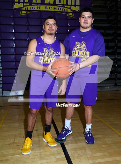 Thumbnail 1 in Lynwood Varsity Basketball Photo Shoot photogallery.